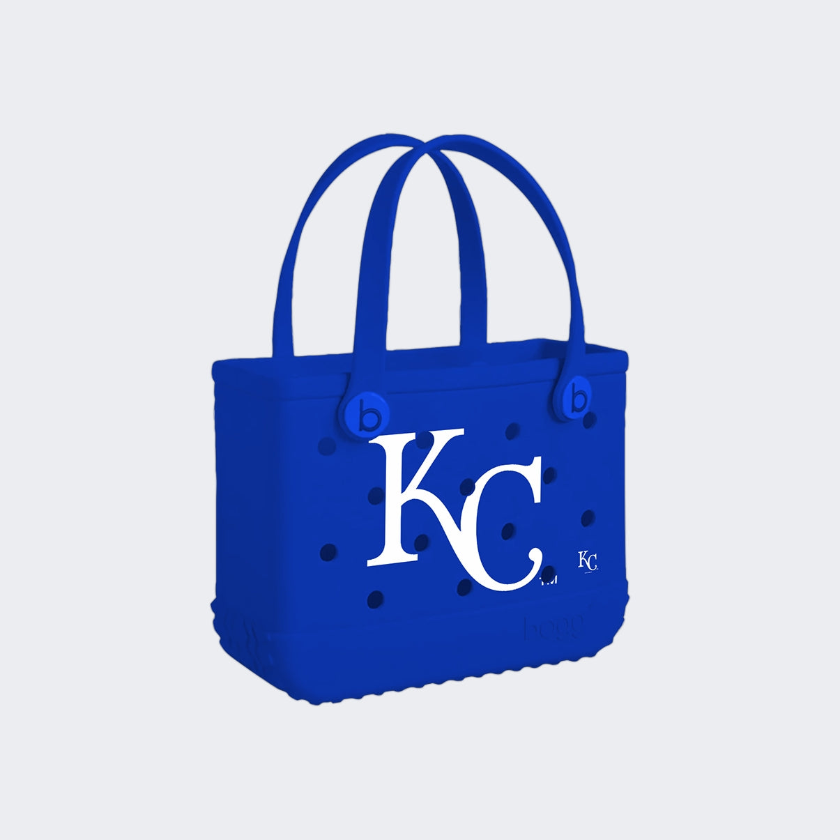 Bitty Bogg Bag Kansas City Royals Heavy Duty Rubber Beach Bag Tip Resistant Durable with Easy Clean Surface for Camping Trips Travel Organizer Vacation Essentials for Women