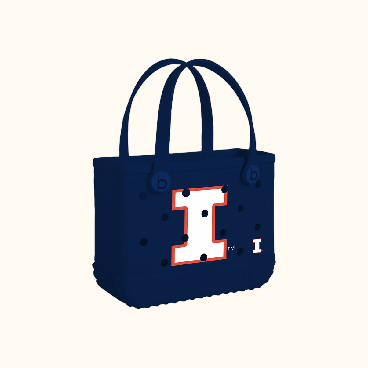 Bitty Bogg Bag Illinois Fighting Illini Lake Day Waterproof Tote Premium Oversized Accessory Organizer Pouch for Weekend Travel