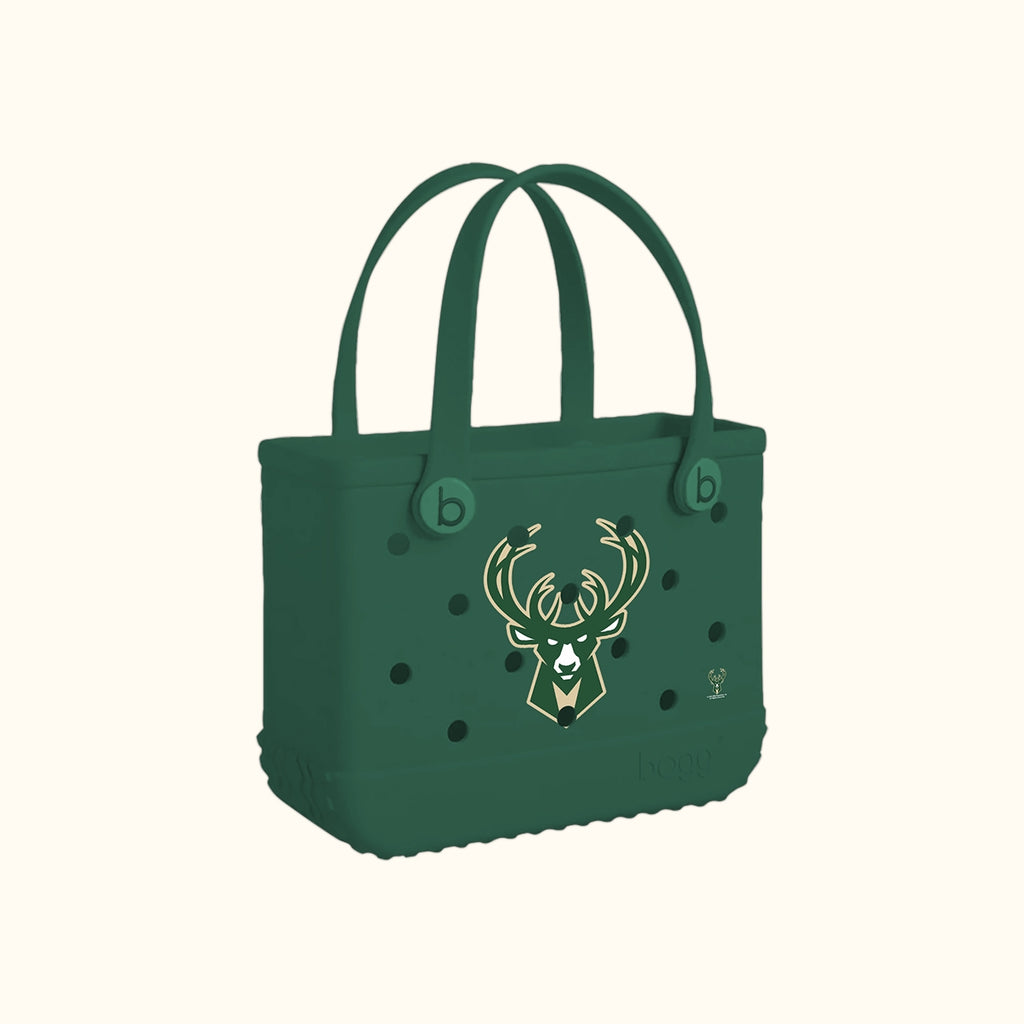 Bitty Bogg Bag Milwaukee Bucks Vacation Essentials Beach Organizer Travel Friendly Lightweight with Adjustable Shoulder Strap for Lake Adventures Travel Organizer Vacation Essentials for Women