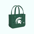 Bitty Bogg Bag Michigan State Spartans Luxury Resort Pool Tote Sandproof Durable with Waterproof Phone Pouch for Family Beach Days Travel Organizer Vacation Essentials for Women