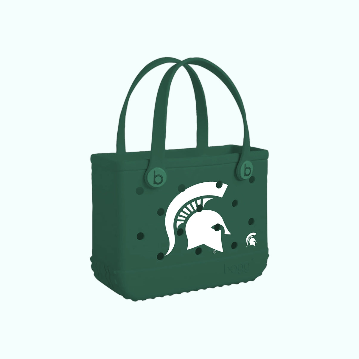 Bitty Bogg Bag Michigan State Spartans Luxury Resort Pool Tote Sandproof Durable with Waterproof Phone Pouch for Family Beach Days Travel Organizer Vacation Essentials for Women