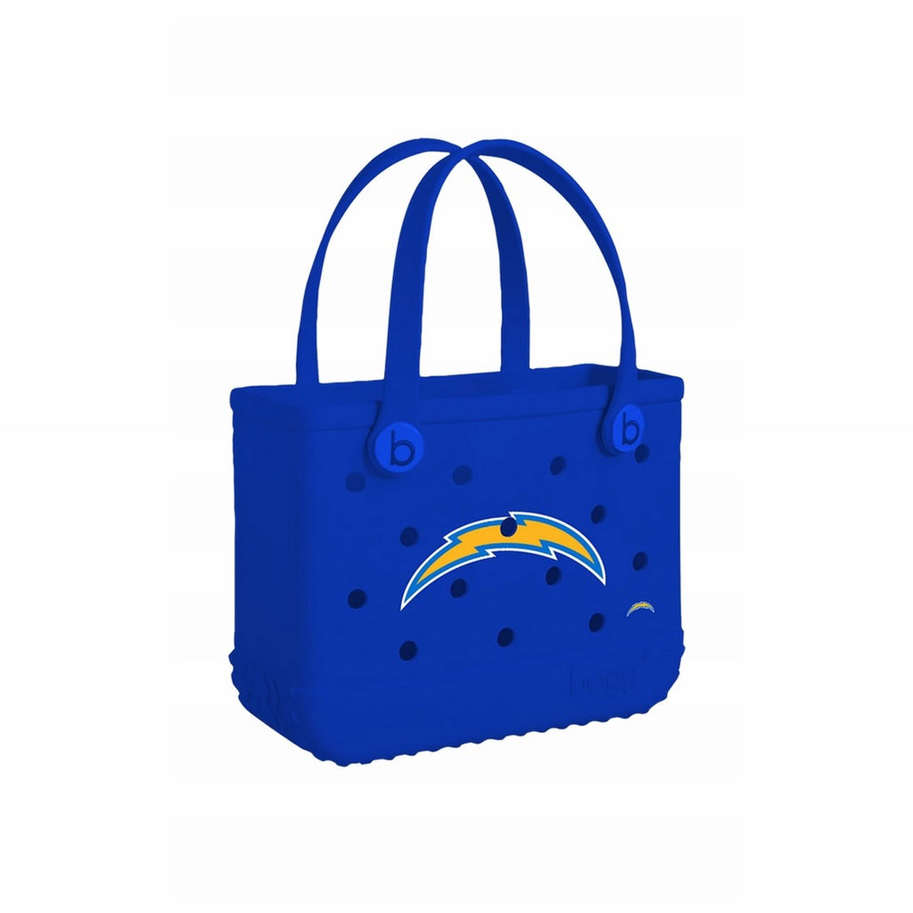 Bitty Bogg Bag Los Angeles Chargers Family Holiday Beach Organizer Modern Waterproof Extra Wide Opening for Resort Vacations