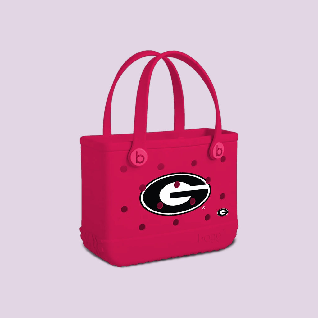 Bitty Bogg Bag Georgia Bulldogs Family Size Beach Organizer Travel Friendly Oversized with Travel Accessory Pouch for Outdoor Adventures Travel Organizer Vacation Essentials for Women