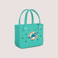 Bitty Bogg Bag Miami Dolphins Pool Party Storage Bag Luxury Oversized Accessory Organizer Pouch for Cruise Travel