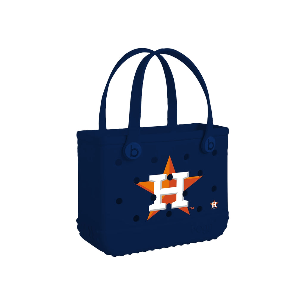 Bitty Bogg Bag Houston Astros Lightweight Waterproof Carryall Easy Clean Large Capacity with Non Slip Bottom for Yacht Excursions Travel Organizer Vacation Essentials for Women