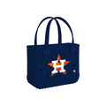 Bitty Bogg Bag Houston Astros Lightweight Waterproof Carryall Easy Clean Large Capacity with Non Slip Bottom for Yacht Excursions Travel Organizer Vacation Essentials for Women