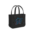 Bitty Bogg Bag Miami Marlins Resort Lifestyle Tote Lightweight Quick Dry Adjustable Shoulder Strap for Outdoor Sports