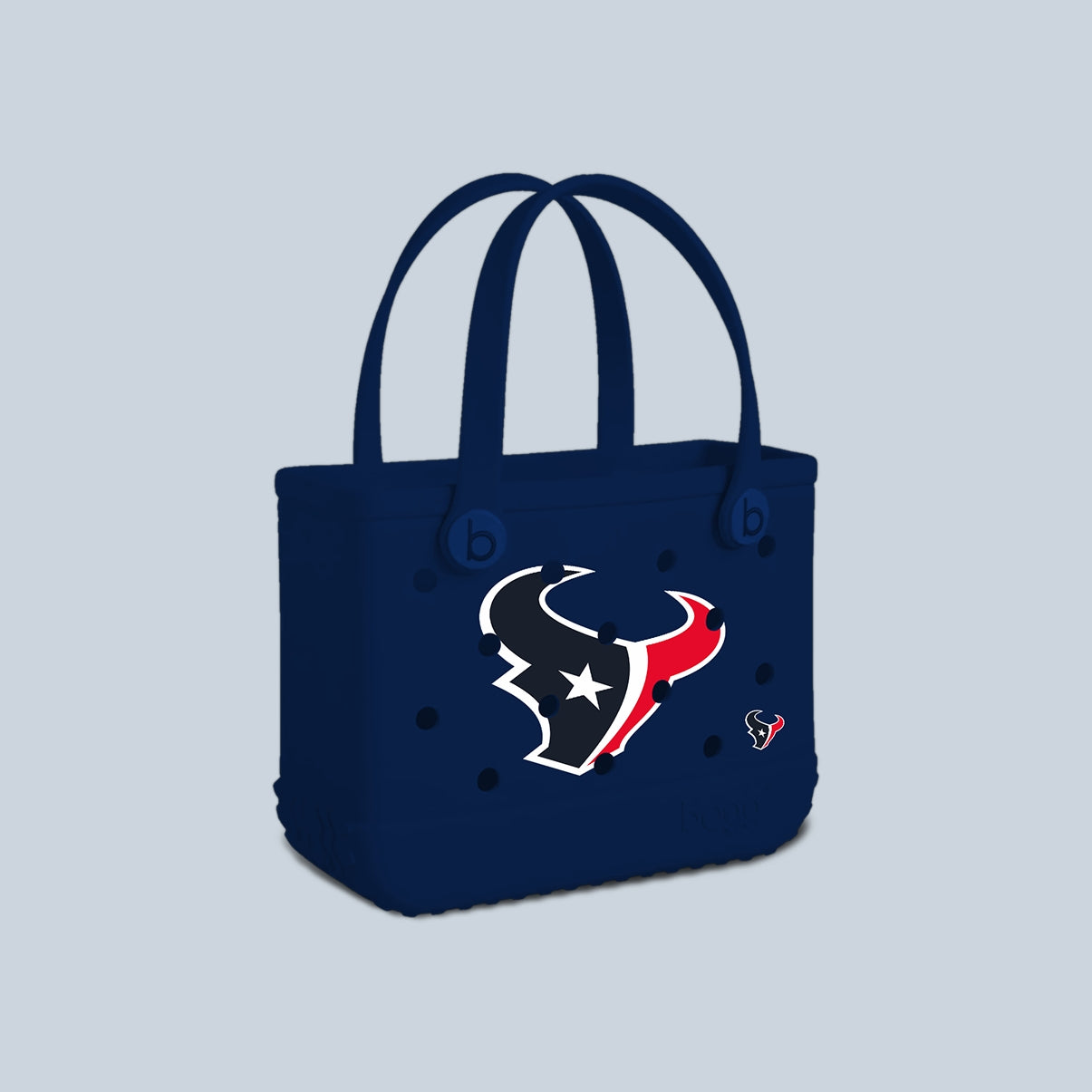 Bitty Bogg Bag Houston Texans Open Top Beach Organizer Large Capacity Large Capacity with Waterproof Phone Pouch for Summer Travel Travel Organizer Vacation Essentials for Women