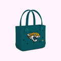Bitty Bogg Bag Jacksonville Jaguars Summer Beach Accessories Bag Large Capacity Travel Friendly with Travel Accessory Pouch for Family Beach Days Travel Organizer Vacation Essentials for Women