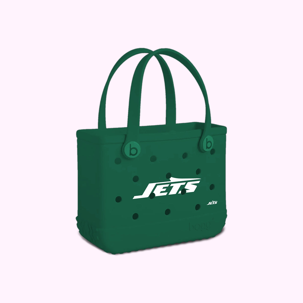 Bitty Bogg Bag New York Jets Resort Collection Carryall Portable Multi Purpose Deep Storage Interior for Summer Adventures