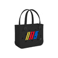 Bitty Bogg Bag NASCAR Logo Oversized Beach Travel Tote Tip Resistant Travel Friendly with Extra Storage Compartments for Camping Trips Travel Organizer Vacation Essentials for Women