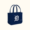 Bitty Bogg Bag Detroit Tigers Travel Friendly Beach Organizer Washable Tip Resistant with Extra Storage Compartments for Yacht Excursions Travel Organizer Vacation Essentials for Women