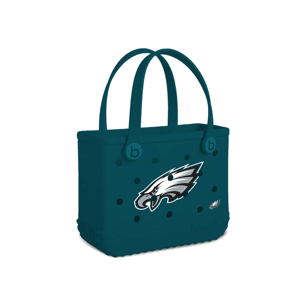 Bitty Bogg Bag Philadelphia Eagles Outdoor Journey Tote Ultra Durable Tip Resistant Bonus Cosmetic Bag Included for Resort Vacations