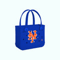 Bitty Bogg Bag New York Mets Family Beach Day Carryall Sandproof Easy Clean with Cosmetic Organizer for Boat Trips Travel Organizer Vacation Essentials for Women