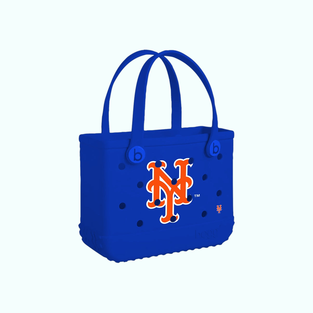 Bitty Bogg Bag New York Mets Family Beach Day Carryall Sandproof Easy Clean with Cosmetic Organizer for Boat Trips Travel Organizer Vacation Essentials for Women
