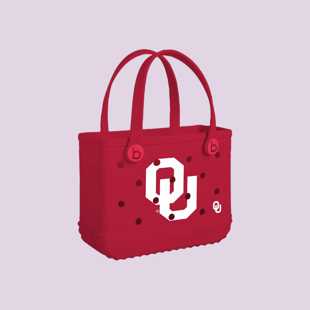 Bitty Bogg Bag Oklahoma Sooners Summer Escape Beach Bag Heavy Duty Oversized Non Slip Bottom Design for Cruise Travel