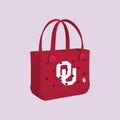 Bitty Bogg Bag Oklahoma Sooners Summer Escape Beach Bag Heavy Duty Oversized Non Slip Bottom Design for Cruise Travel
