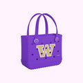 Bitty Bogg Bag Washington Huskies Coastal Travel Beach Bag Modern Multi Purpose Open Top Access Access for Beach Holidays