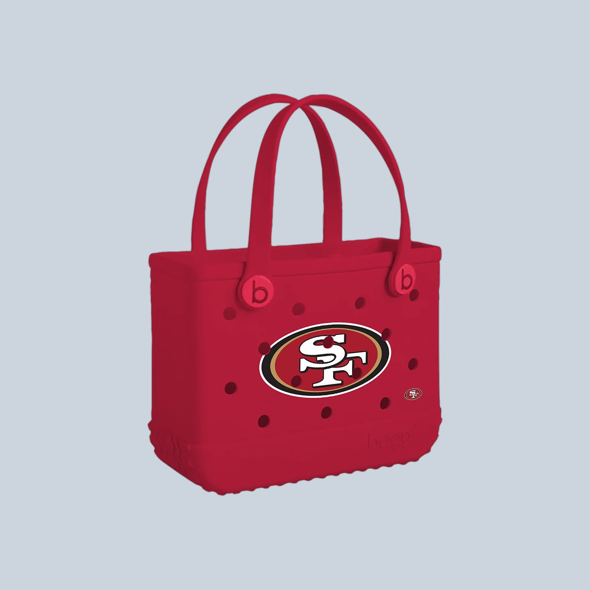 Bitty Bogg Bag San Francisco 49ers Poolside Storage Carryall Easy Clean Large Capacity with Extra Storage Compartments for Pool Days Travel Organizer Vacation Essentials for Women