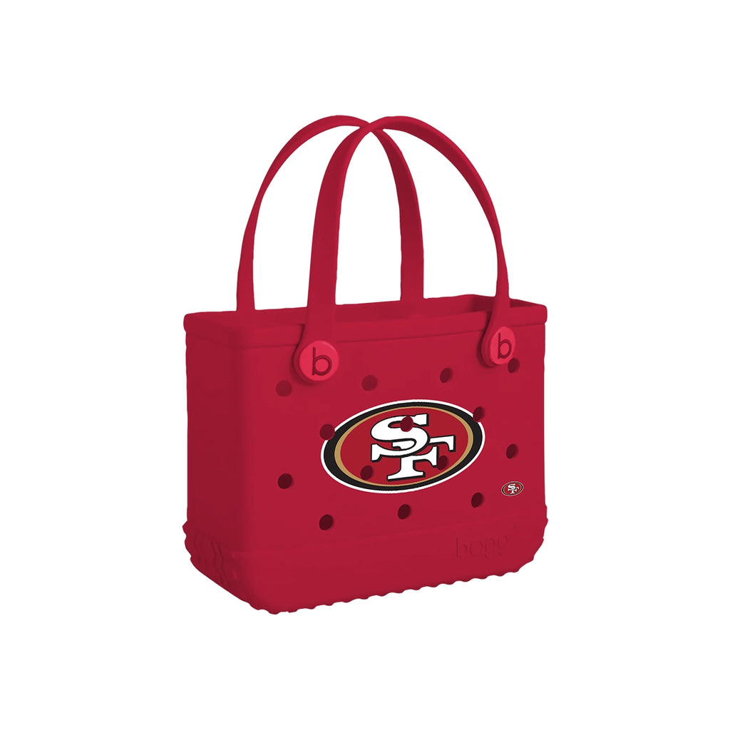 Bitty Bogg Bag San Francisco 49ers Beach Vacation Carryall Portable Quick Dry Open Top Access Access for Women