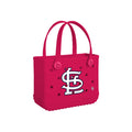 Bitty Bogg Bag St. Louis Cardinals Outdoor Adventure Pool Tote Washable Waterproof with Non Slip Bottom for Pool Days Travel Organizer Vacation Essentials for Women