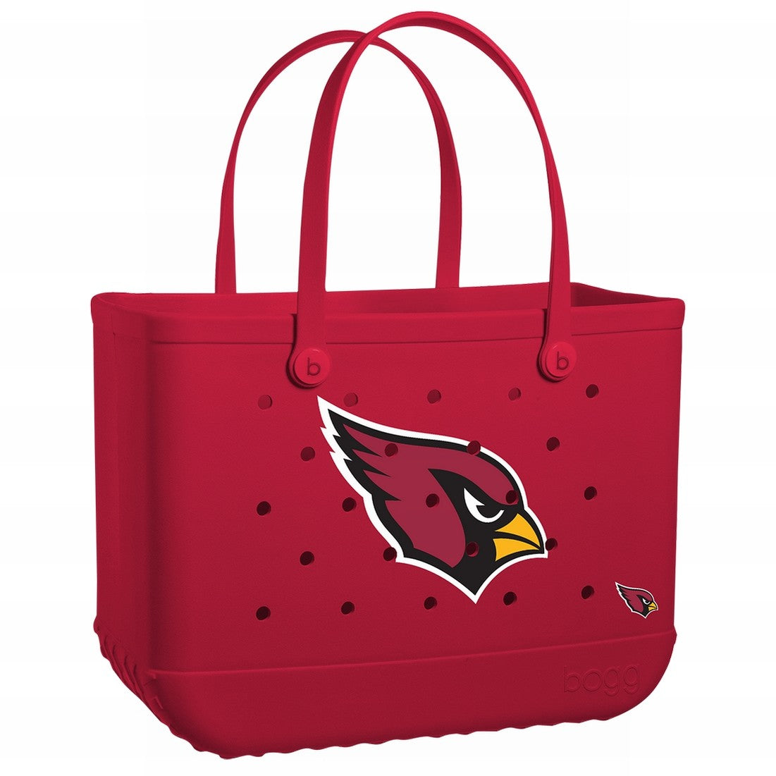 Original Bogg Bag Arizona Cardinals Pool Party Storage Bag Flexible Easy Clean Deep Storage Interior for Resort Vacations