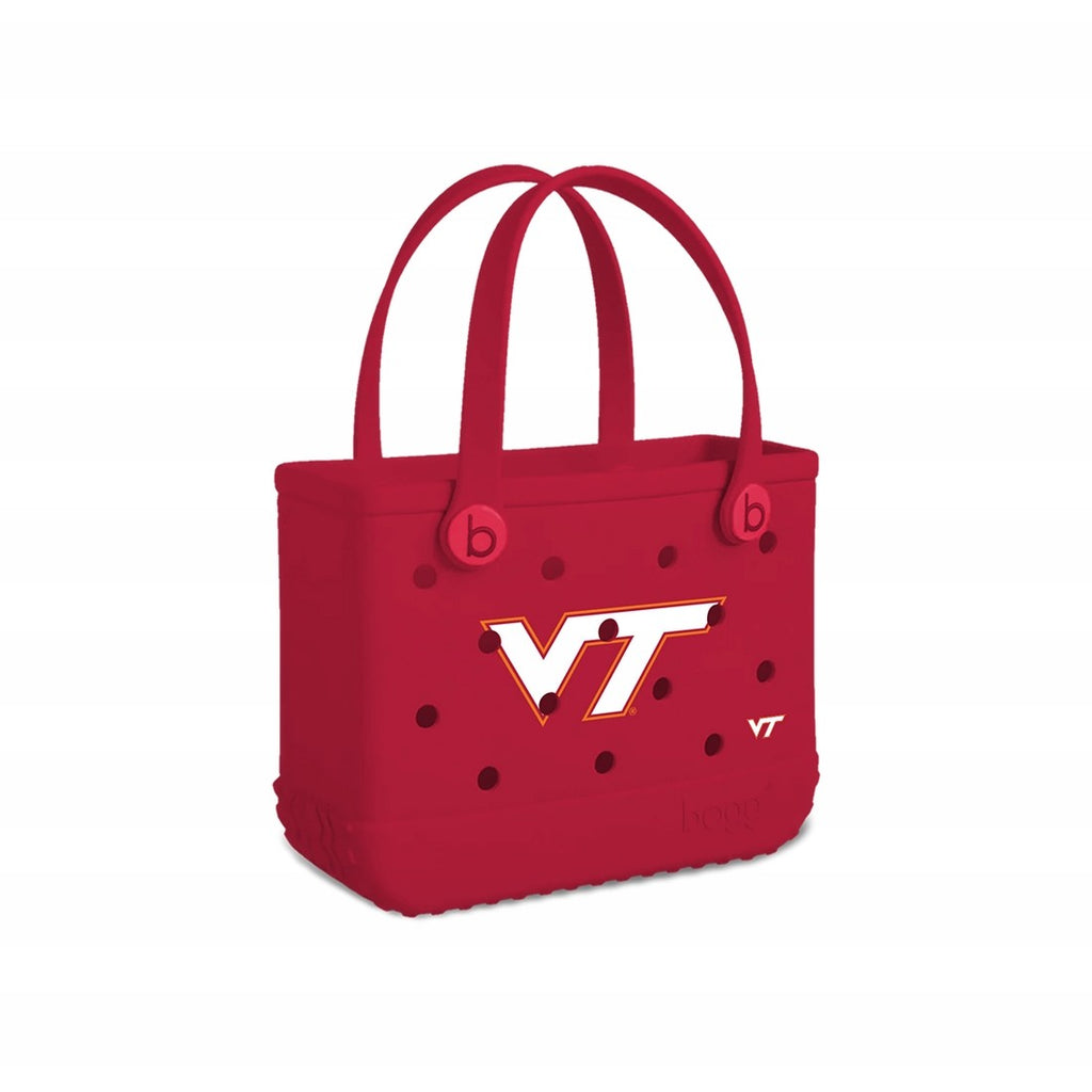 Bitty Bogg Bag Virginia Tech Hokies Outdoor Leisure Organizer Functional Easy Clean Deep Storage Interior for Women