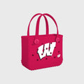 Bitty Bogg Bag Wisconsin Badgers Coastal Travel Beach Bag Premium Travel Friendly Waterproof Phone Pouch Included for Beach Holidays