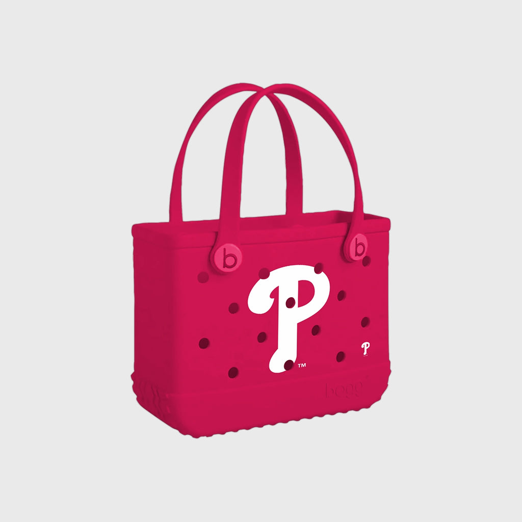 Bitty Bogg Bag Philadelphia Phillies Sunny Getaway Carryall Stylish Oversized Waterproof Phone Pouch Included for Resort Vacations