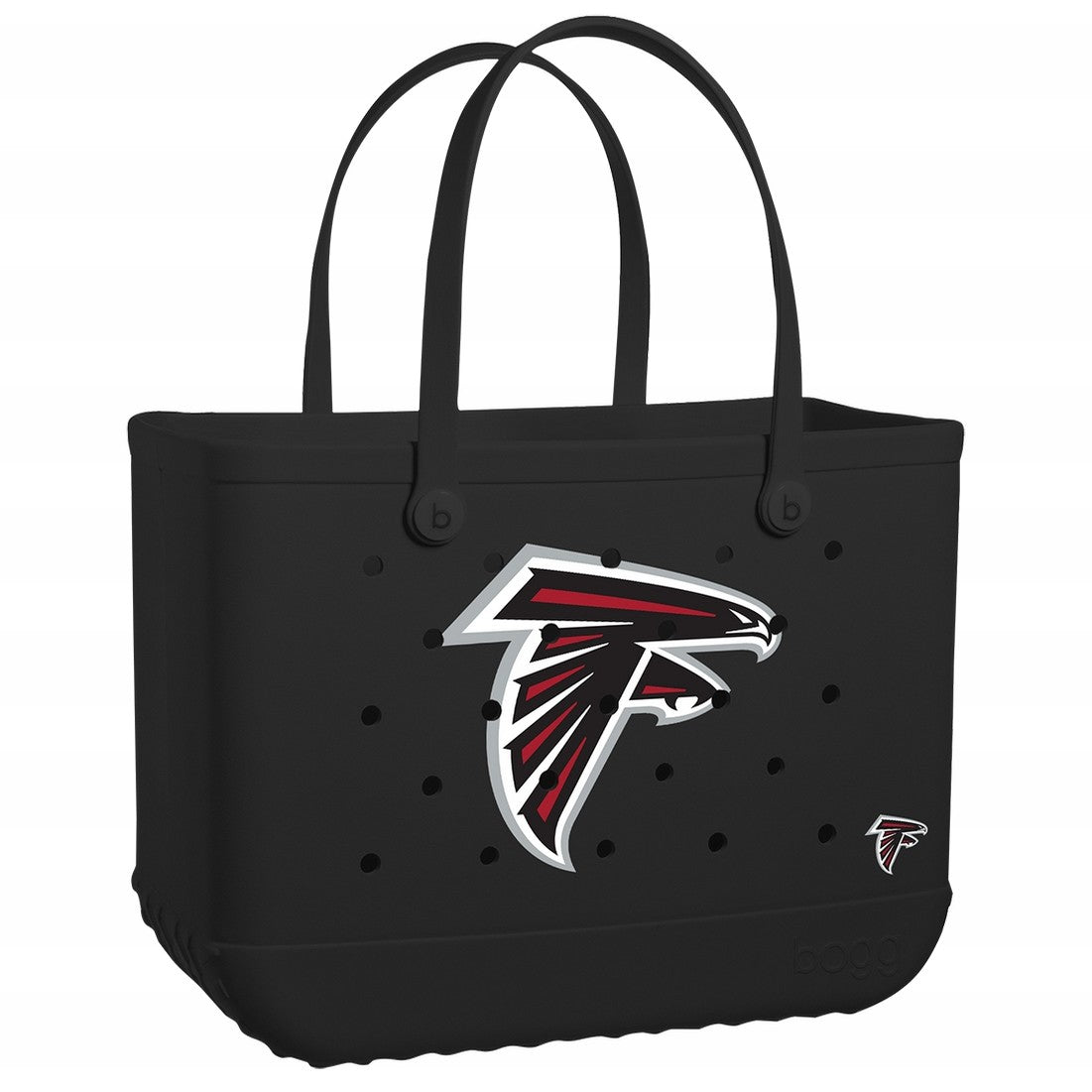 Original Bogg Bag Atlanta Falcons Weekend Getaway Beach Bag Washable Travel Friendly with Cosmetic Organizer for Boat Trips Travel Organizer Vacation Essentials for Women