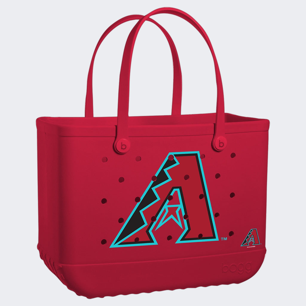Original Bogg Bag Arizona Diamondbacks Heavy Duty Rubber Beach Bag Lightweight Washable with Waterproof Phone Pouch for Lake Adventures Travel Organizer Vacation Essentials for Women