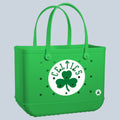 Original Bogg Bag Boston Celtics Weekend Getaway Beach Bag Oversized Waterproof with Spacious Interior for Water Sports Travel Organizer Vacation Essentials for Women