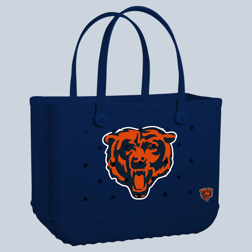 Original Bogg Bag Chicago Bears Premium EVA Pool Bag Travel Friendly Large Capacity with Reinforced Handles for Weekend Getaways Travel Organizer Vacation Essentials for Women