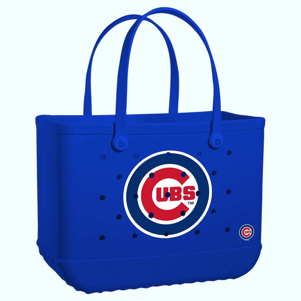 Original Bogg Bag Chicago Cubs Heavy Duty Rubber Beach Bag Oversized Oversized with Makeup Bag for Resort Holidays Travel Organizer Vacation Essentials for Women