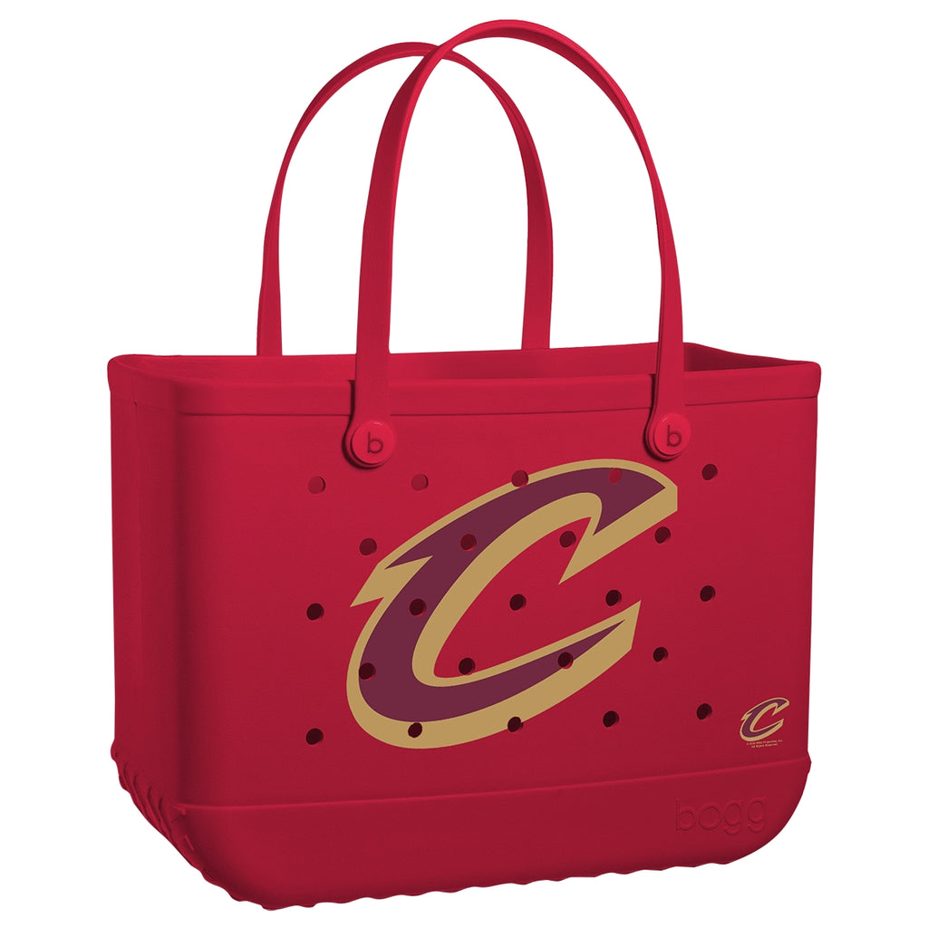 Original Bogg Bag Cleveland Cavaliers Luxury Resort Pool Tote Tip Resistant Oversized with Reinforced Handles for Picnic Days Travel Organizer Vacation Essentials for Women
