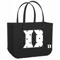 Original Bogg Bag Duke Blue Devils Summer Beach Accessories Bag Lightweight Easy Clean with Cosmetic Organizer for Yacht Excursions Travel Organizer Vacation Essentials for Women
