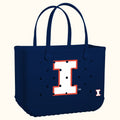 Original Bogg Bag Illinois Fighting Illini Cruise Ship Essentials Tote Lightweight Easy Clean Accessory Organizer Pouch for Resort Vacations