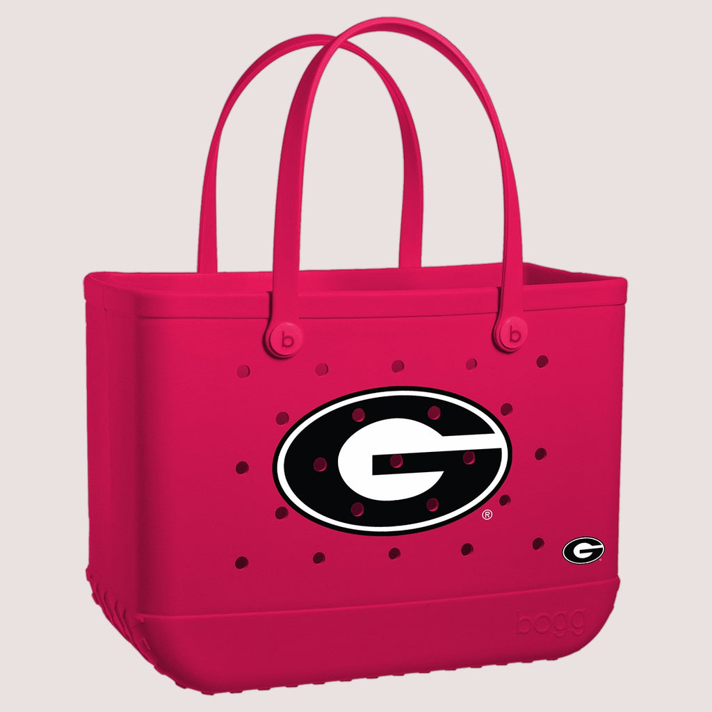 Original Bogg Bag Georgia Bulldogs Resort Collection Carryall Luxury Oversized Waterproof Phone Pouch Included for Boat Excursions