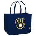 Original Bogg Bag Milwaukee Brewers Open Top Beach Organizer Sandproof Tip Resistant with Makeup Bag for Lake Adventures Travel Organizer Vacation Essentials for Women