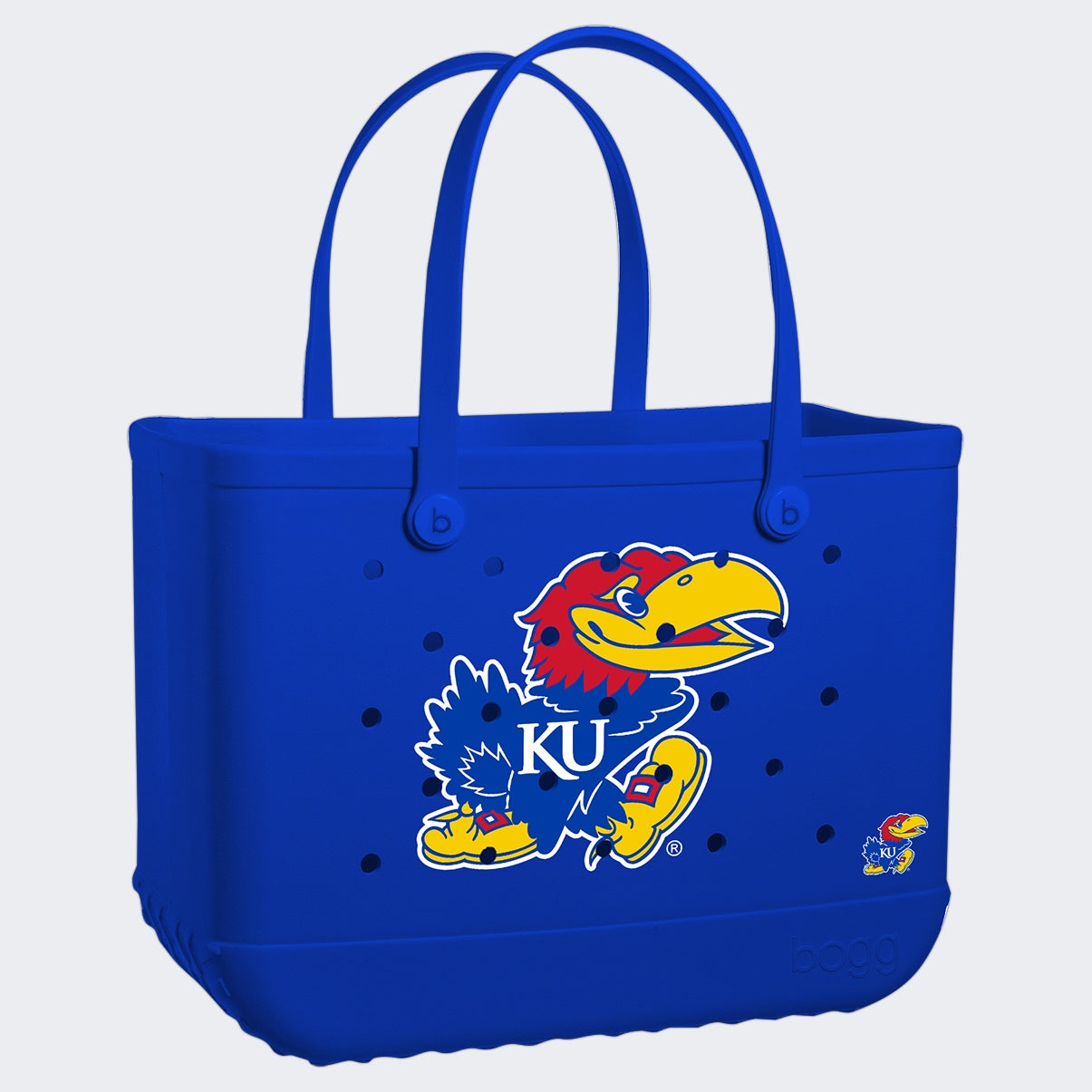 Original Bogg Bag Kansas Jayhawks Sand Resistant Beach Storage Bag Sandproof Waterproof with Spacious Interior for Family Beach Days Travel Organizer Vacation Essentials for Women