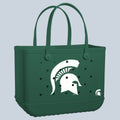 Original Bogg Bag Michigan State Spartans Holiday Resort Carryall Premium Large Capacity Easy Maintenance Surface for Cruise Travel