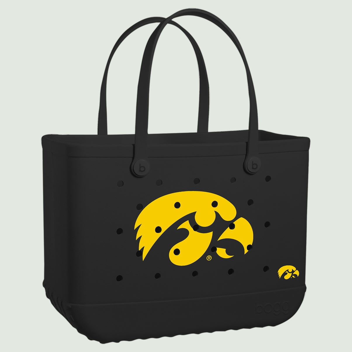 Original Bogg Bag Iowa Hawkeyes Cruise Ship Essentials Tote Portable Washable Deep Storage Interior for Resort Vacations