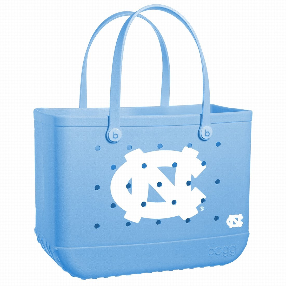 Original Bogg Bag North Carolina Tar Heels Cruise Essentials Travel Tote Tip Resistant Tip Resistant with Waterproof Phone Pouch for Boat Trips Travel Organizer Vacation Essentials for Women
