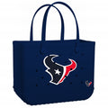 Original Bogg Bag Houston Texans Sand Resistant Beach Storage Bag Washable Travel Friendly with Non Slip Bottom for Beach Vacation Travel Organizer Vacation Essentials for Women