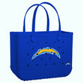 Original Bogg Bag Los Angeles Chargers Poolside Storage Carryall Waterproof Easy Clean with Extra Storage Compartments for Boat Trips Travel Organizer Vacation Essentials for Women