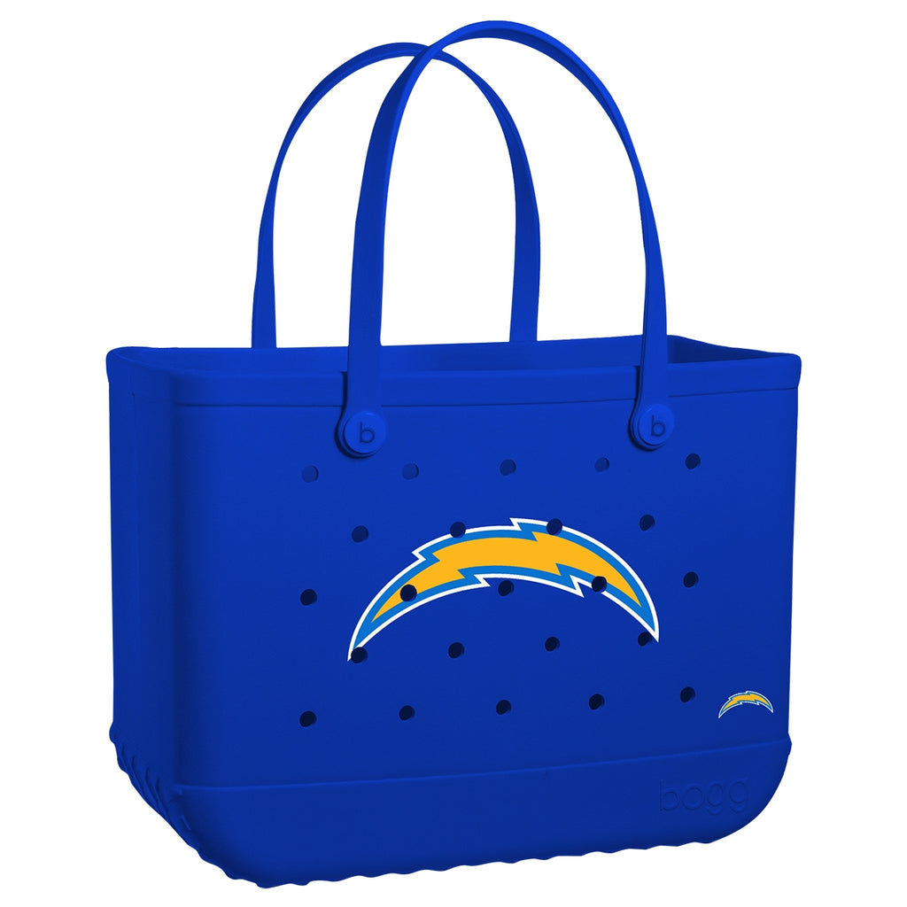 Original Bogg Bag Los Angeles Chargers Travel Ready Pool Tote Modern Washable Adjustable Shoulder Strap for Beach Holidays
