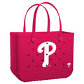 Original Bogg Bag Philadelphia Phillies Waterproof EVA Beach Tote Bag Tip Resistant Oversized with Waterproof Phone Pouch for Lake Adventures Travel Organizer Vacation Essentials for Women