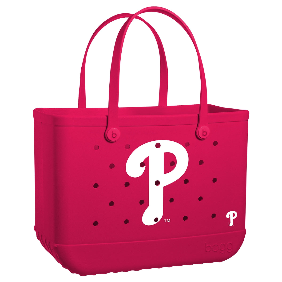 Original Bogg Bag Philadelphia Phillies Waterproof EVA Beach Tote Bag Tip Resistant Oversized with Waterproof Phone Pouch for Lake Adventures Travel Organizer Vacation Essentials for Women