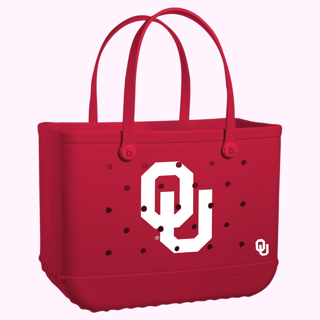 Original Bogg Bag Oklahoma Sooners Summer Holiday Storage Tote Modern Washable Waterproof Phone Pouch Included for Summer Adventures