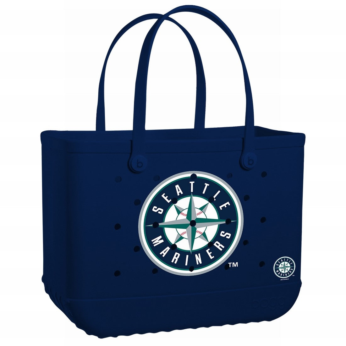 Original Bogg Bag Seattle Mariners Beach Picnic Storage Bag Lightweight Travel Friendly Adjustable Shoulder Strap for Family Trips